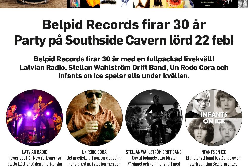 Belpid is turning 30!  Big party at Southside Cavern Saturday February 22nd